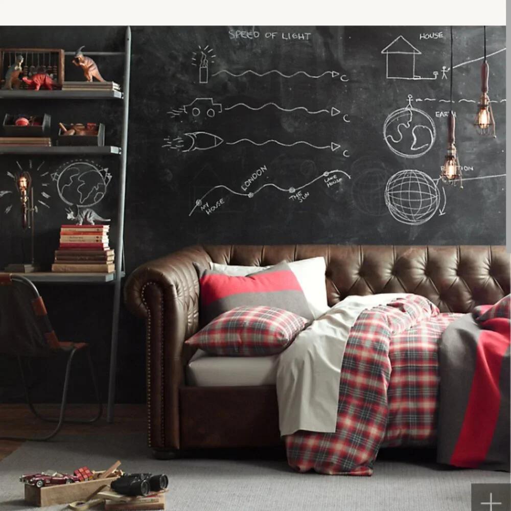 Restoration Hardware Baby And Child Plaid Duvet Cover And Shams